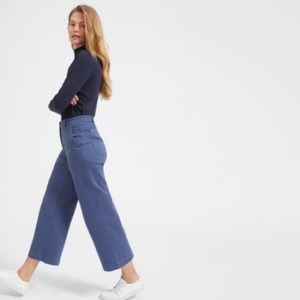 Everlane wide leg crop pant